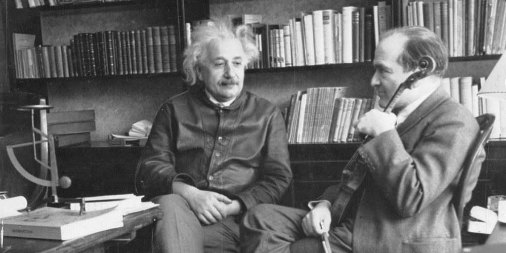Einstein and Huberman, Wikimedia Commons