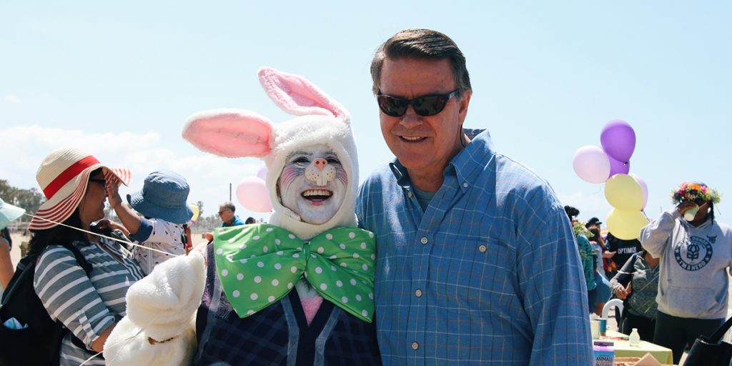 John Morton and the Easter Bunny 2019
