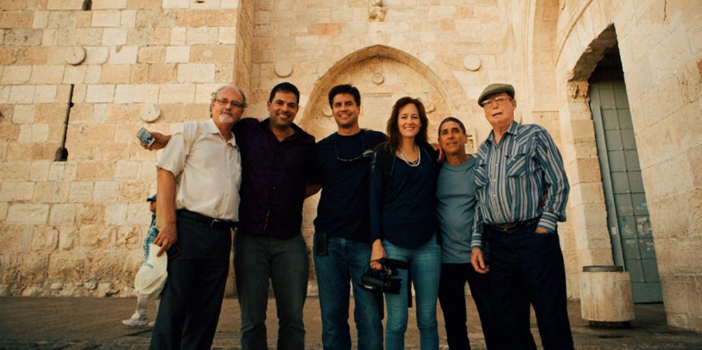 Rick Ojeda on the assisting team in Jerusalem