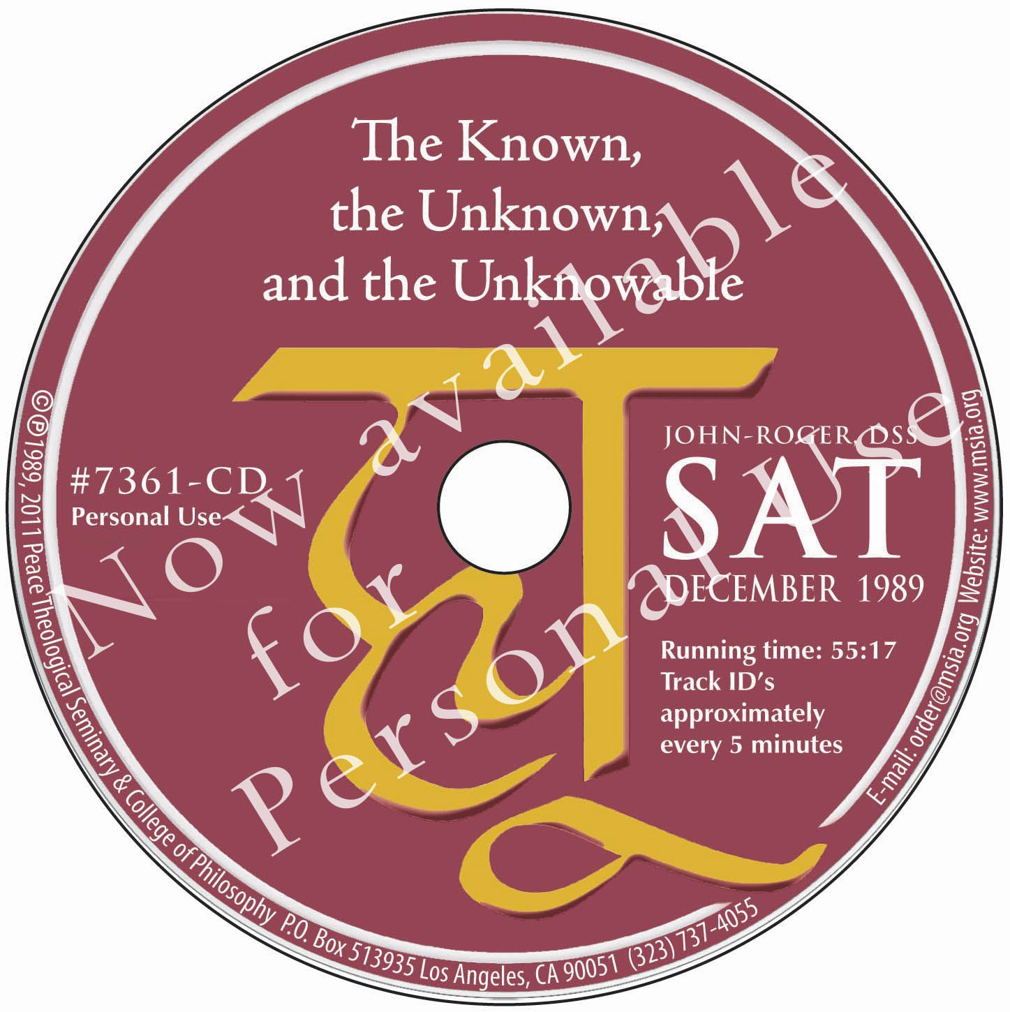 The Known, the Unknown, and the Unknowable