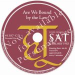 Are We Bound by The Law?