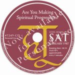 Are You Making Spiritual Progression?