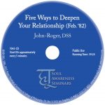 Five Ways to Deepen Your Relationship