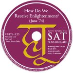 How Do We Receive Enlightenment? (June '74)