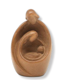 Hand Carved Wooden Nativity 6 inch