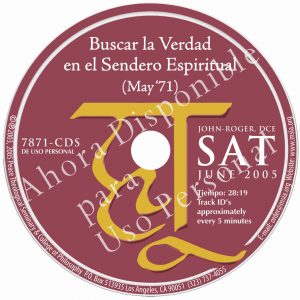 Buscar la Verdad en el Sendero Espiritual (May '71)