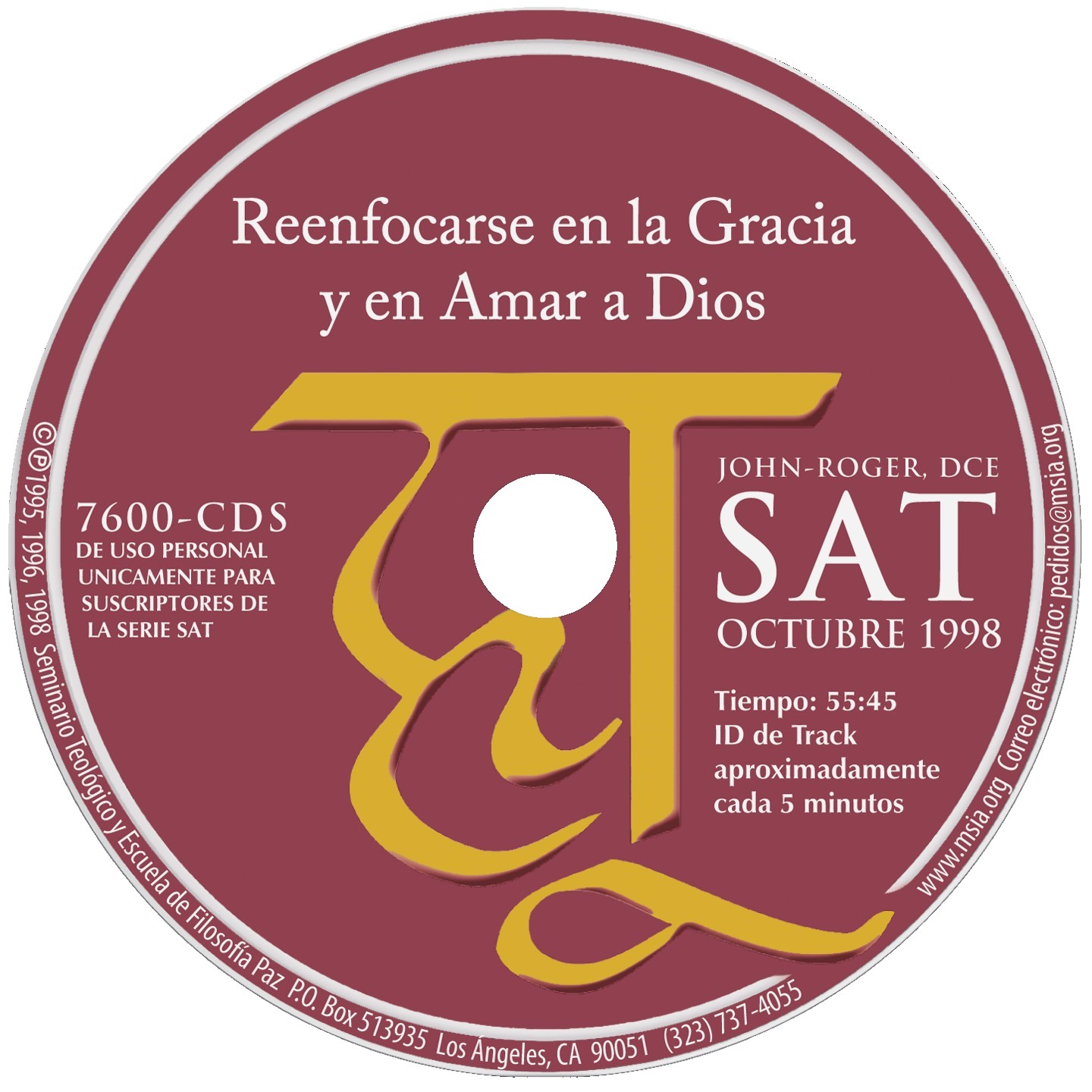 Reenfocarse en la Gracia y en Amar a Dios
