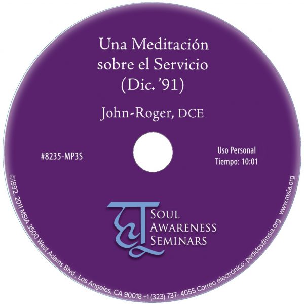 Una Meditación sobre el Servicio (Dic. '91)