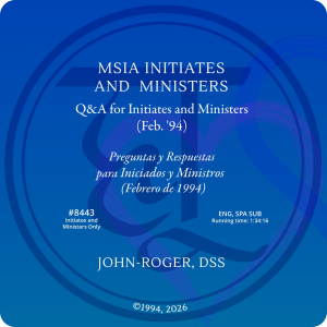 <b>*NUEVO*</b><br> Preguntas y Respuestas para Iniciados y Ministros (Febrero de 1994)
